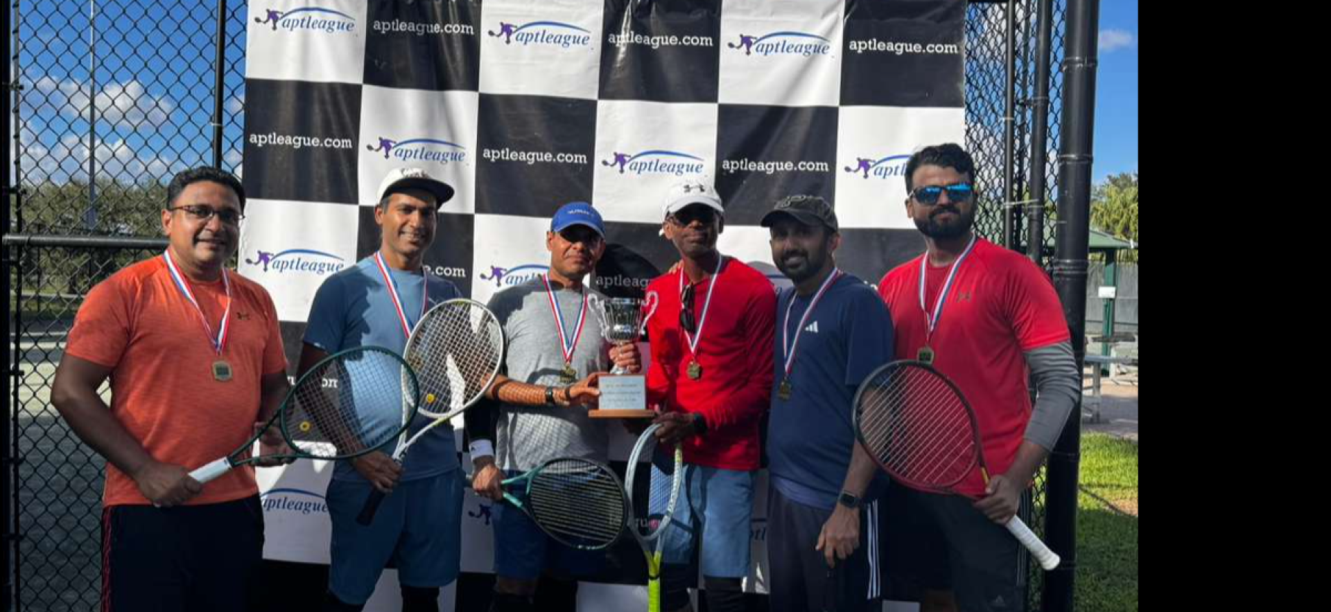 <h3>Team Djokovic-Champions-B!</h3>
<h3>APTL Team Tennis- Fall 2025 Event!</h3>